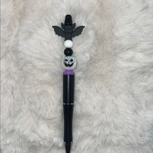 Black and Purple Bat Pen
